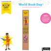 World Book Day Recycled Leather Bookmarks With Your Logo - Natural, design H
