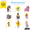 World Book Day Colour Recycled Leather Bookmarks With Your Logo - Characters