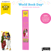 World Book Day Colour Recycled Leather Bookmarks - Undated - Two Older Girls (Pink)