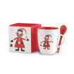 Christmas Santa Claus Mug & Spoon - Boxed