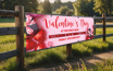 Valentine PVC Banners with Eyelets