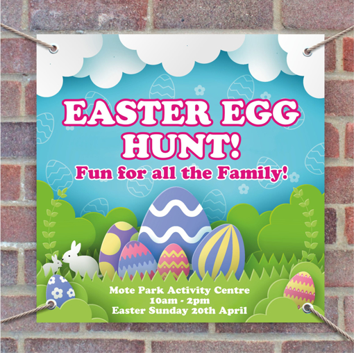 Easter PVC Banners with Eyelets