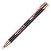 Beck Rose Gold Ball Pen - Black