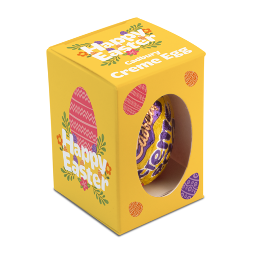 Easter Eco Mini Egg Box - Crème Egg - Branded