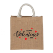 Small Valentines Day Jute Bag - printed with your logo