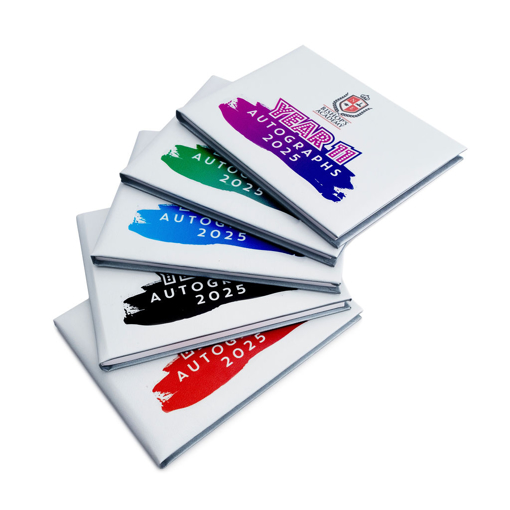 Secondary School Year 11 Autograph Books - Colour Printed