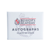 Watermarked School Logo Autograph Year Books - White