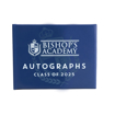 Watermarked School Logo Autograph Year Books - Royal Blue